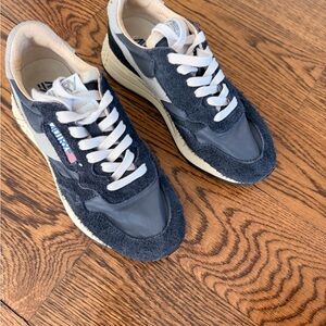 Autry REELWIND LOW SNEAKERS IN BLACK NYLON AND SUEDE- never worn, brand new!